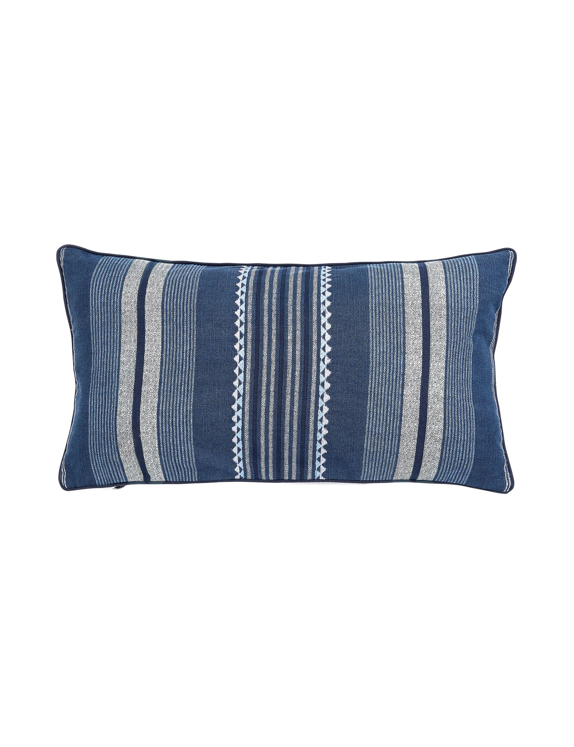 Bedeck of Belfast pure cotton striped cushion - British product