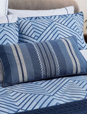Bedeck of Belfast pure cotton striped cushion - British product
