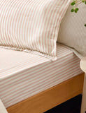 Yard 2 Pack Pure Cotton Hebden Stripe Pillowcases