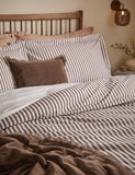YARD 2 Pack Pure Cotton Hebden Stripe Pillowcases