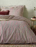 Yard 2 Pack Pure Cotton Hebden Stripe Pillowcases