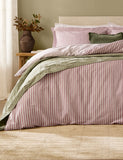 Yard Hebden Striped Cotton Reversible Bedding Set