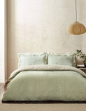 Yard Hebden striped cotton reversible bedding set, UK version