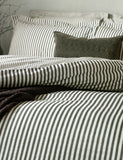 Yard Hebden striped cotton reversible bedding set, UK version