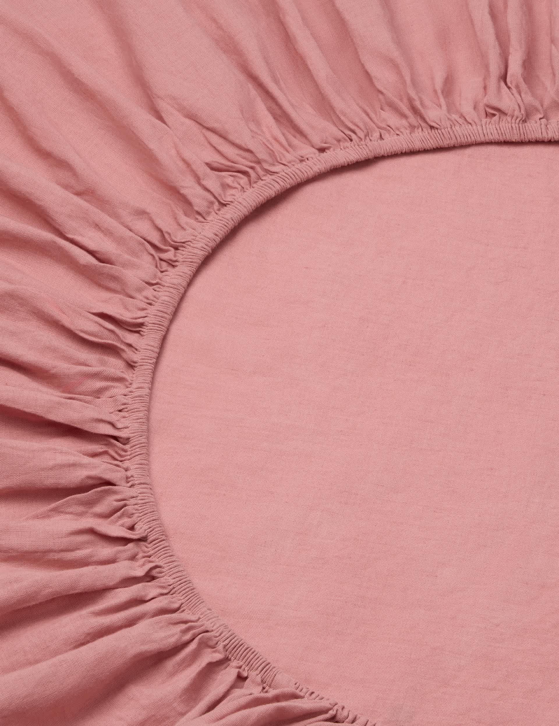 Piglet In Bed Linen Rich Plain Fitted Sheet