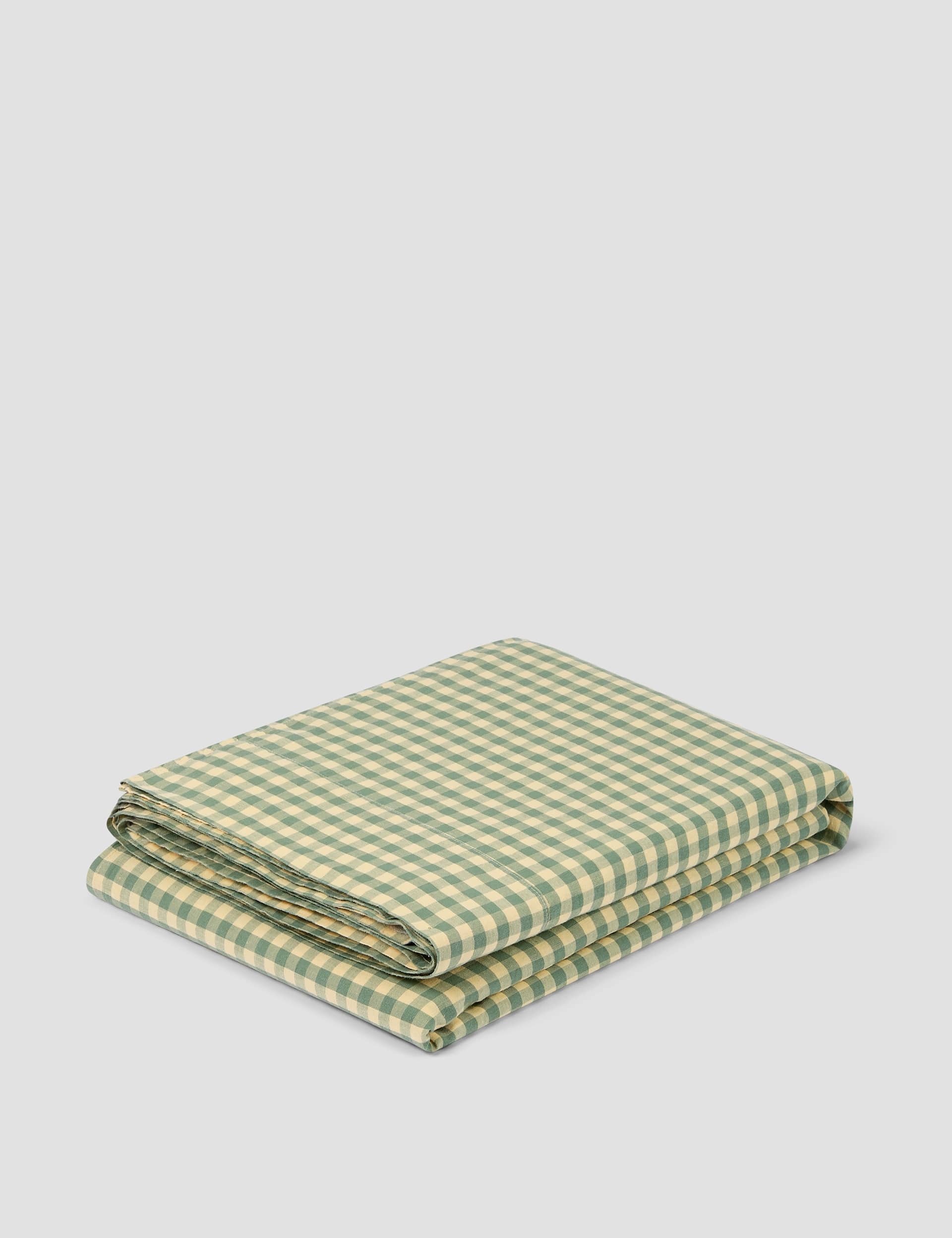 Piglet In Bed Linen Rich Gingham Flat Sheet