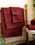 Rockett St George Pure Cotton Leopard Jacquard Bath Towel