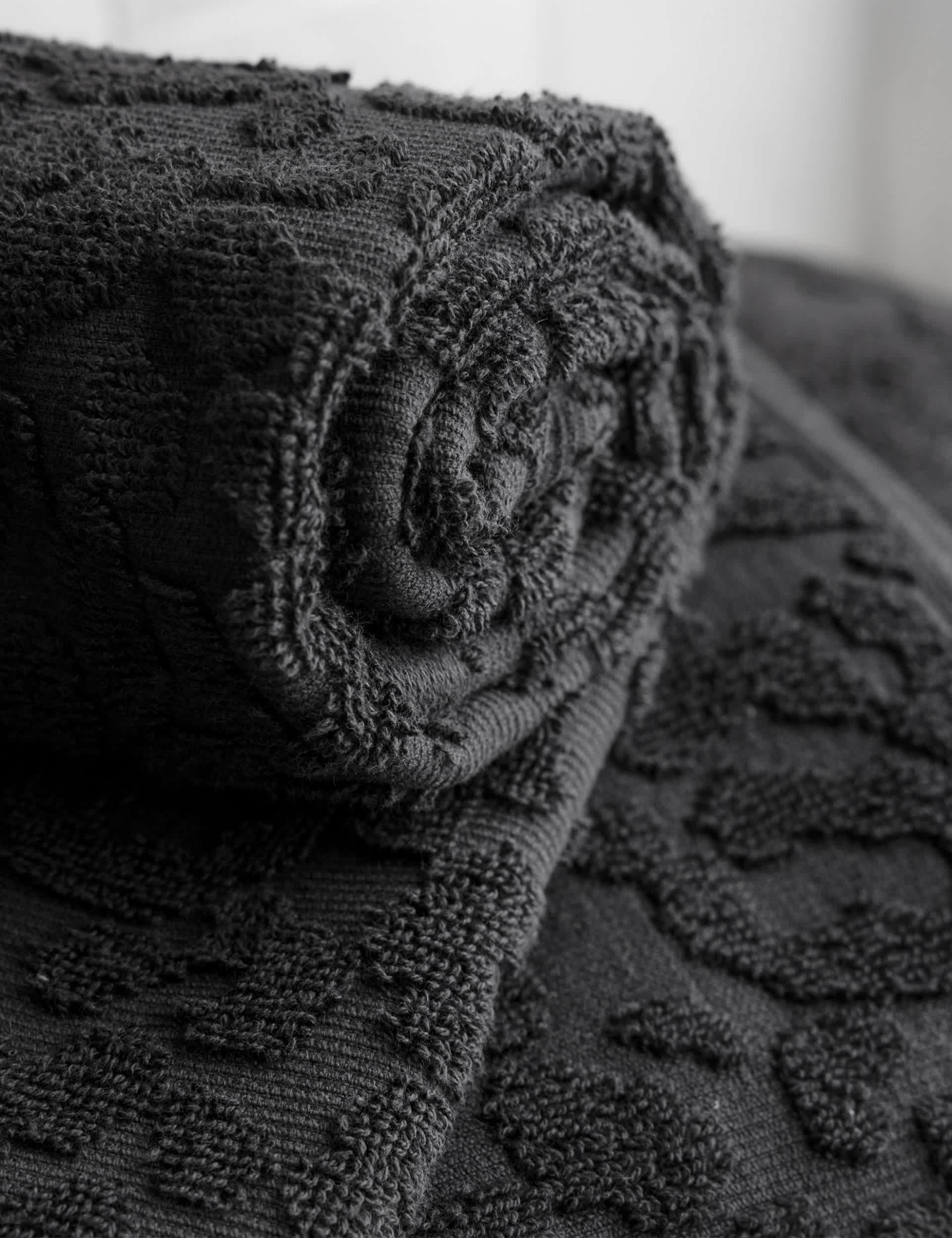 Rockett St George Leopard Jacquard Bath Towel (British brand)