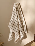 Yard striped cotton bath towel 100x50 cm (British brand)