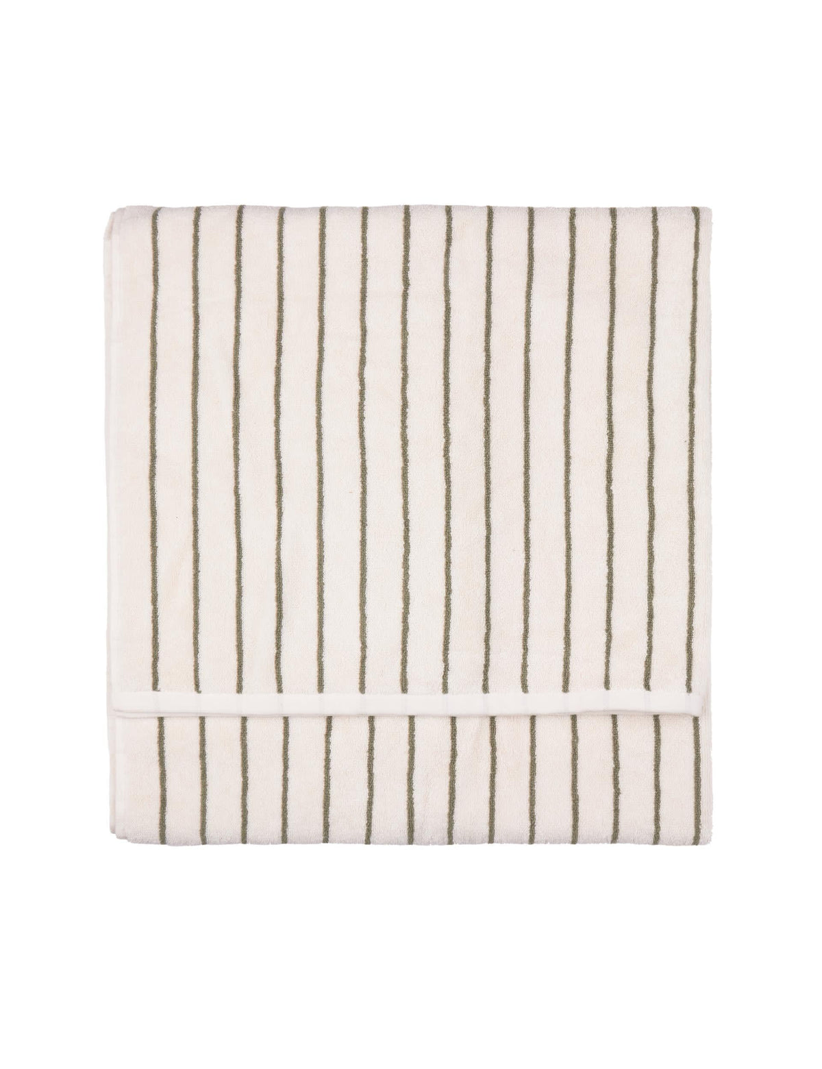 Yard Pure Cotton Hebden Striped Bath Towel
