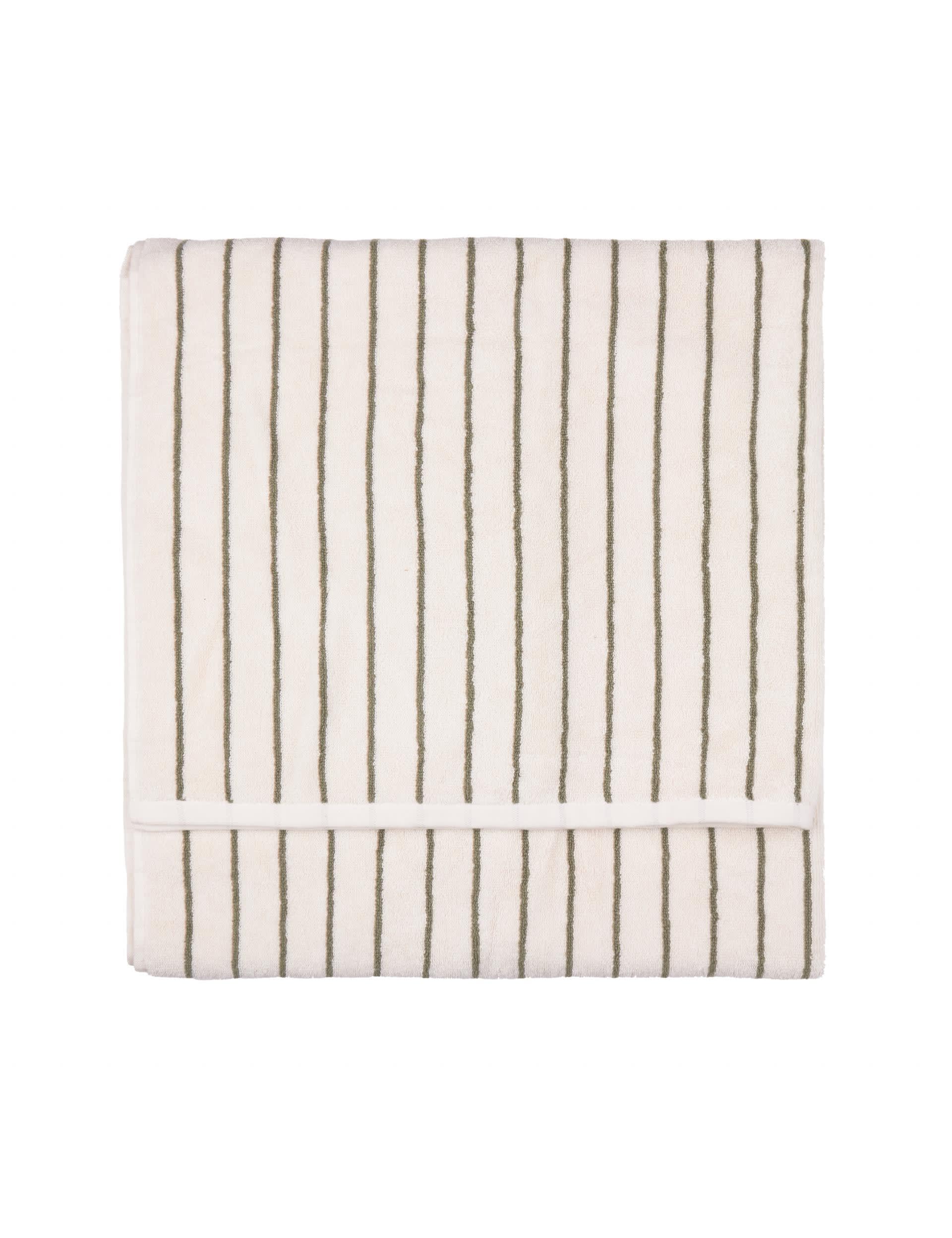 YARD Pure Cotton Hebden Striped Bath Towel