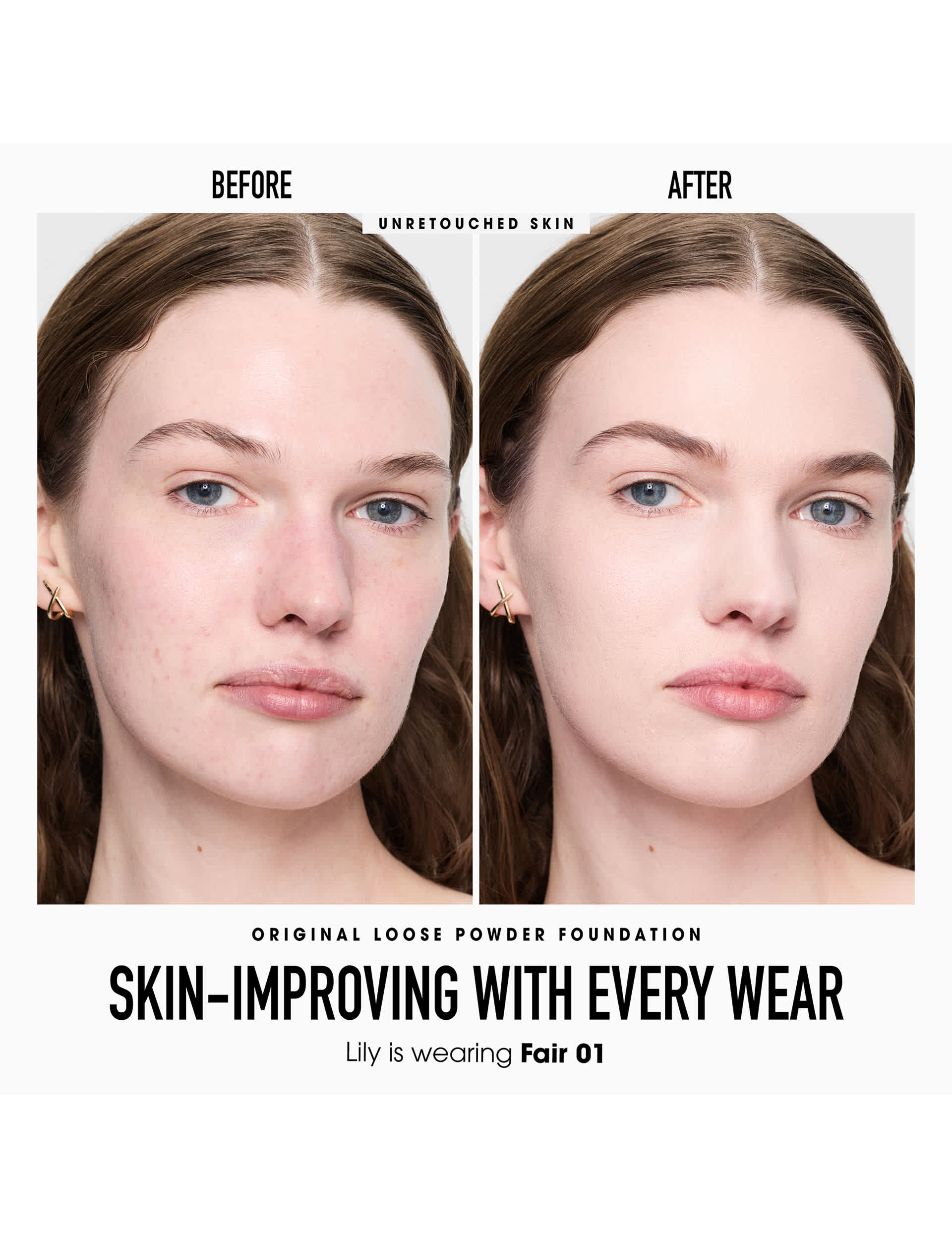 bareMinerals Get Started makeup kit with mineral foundation and brush, UK version