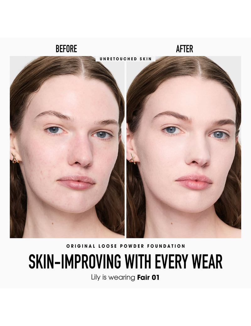 bareMinerals Get Started makeup kit with mineral foundation and brush, UK version