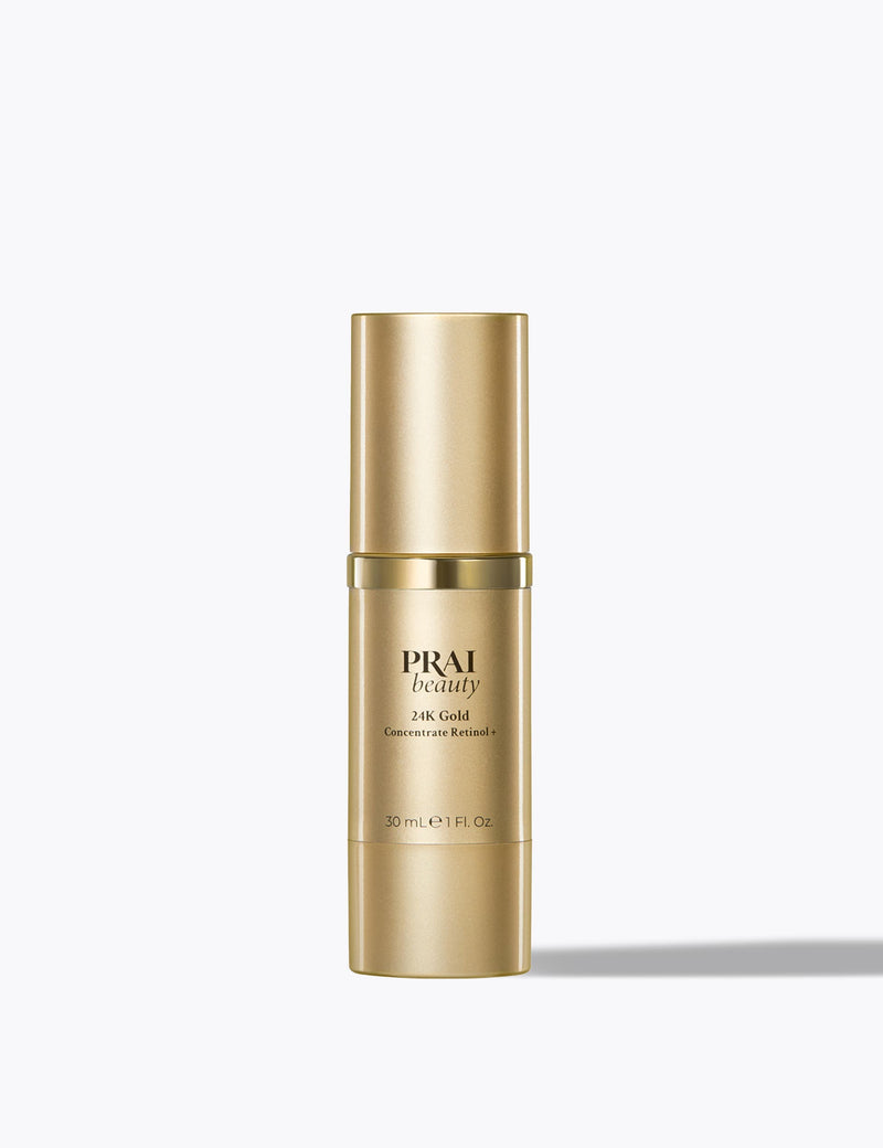 Concentrado de retinol con oro de 24 quilates, 30 ml, versión para el Reino Unido.