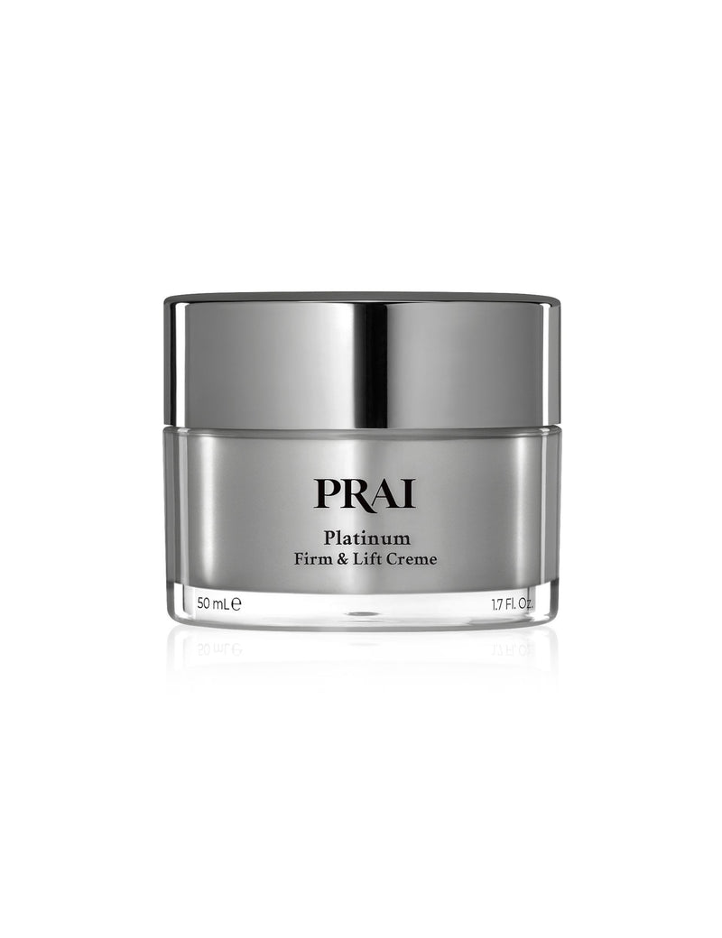 Prai Platinum Firm & Lift Crème 50ml, imported from the UK