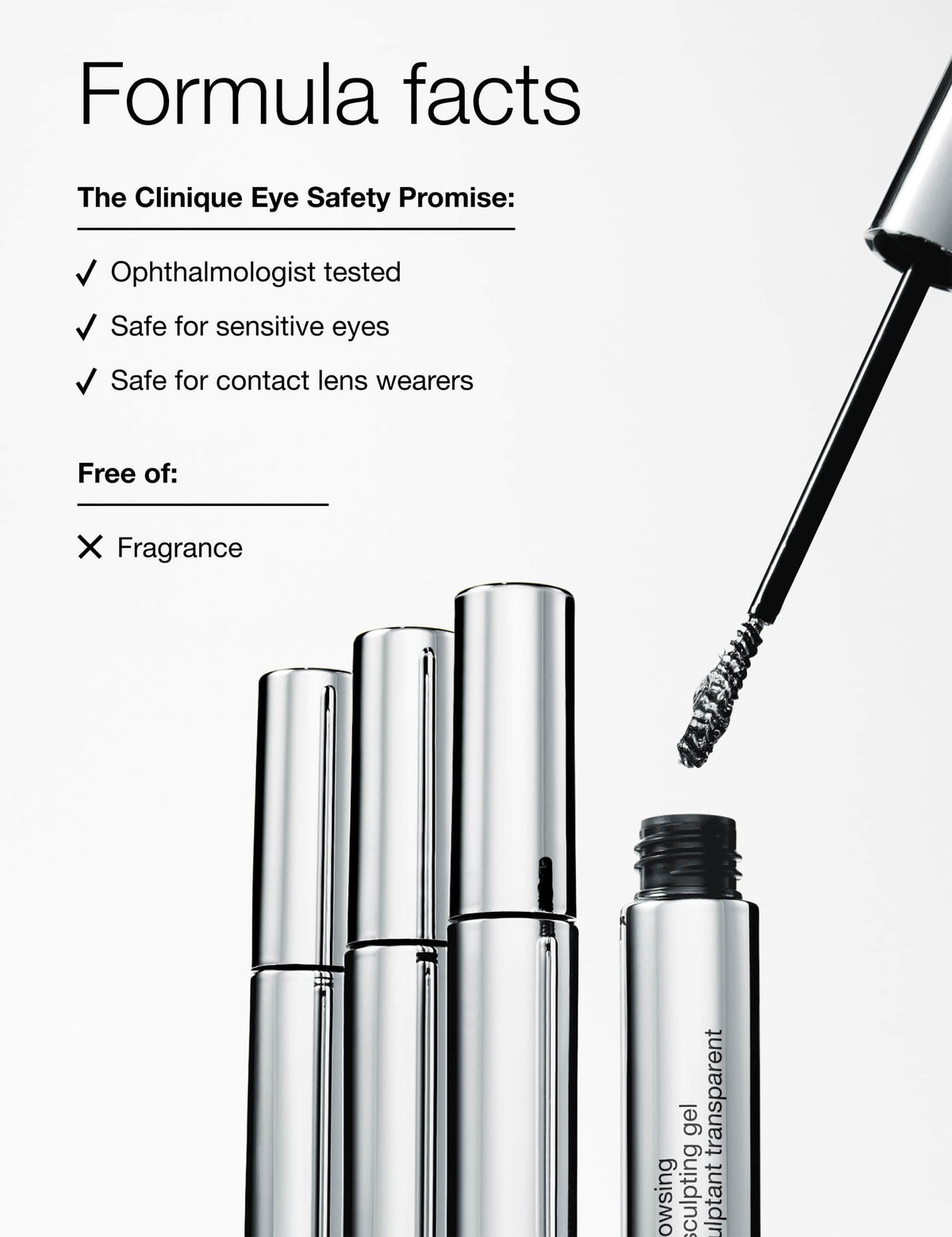 Clinique clear sculpting brow gel 4.3ml - British product