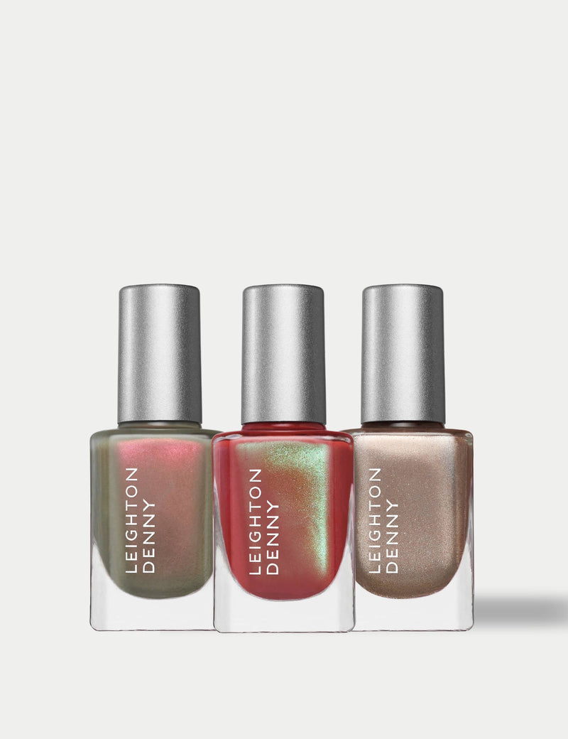 Leighton Denny Multidimensional nail polish gift set 3x13.5ml, imported from the UK