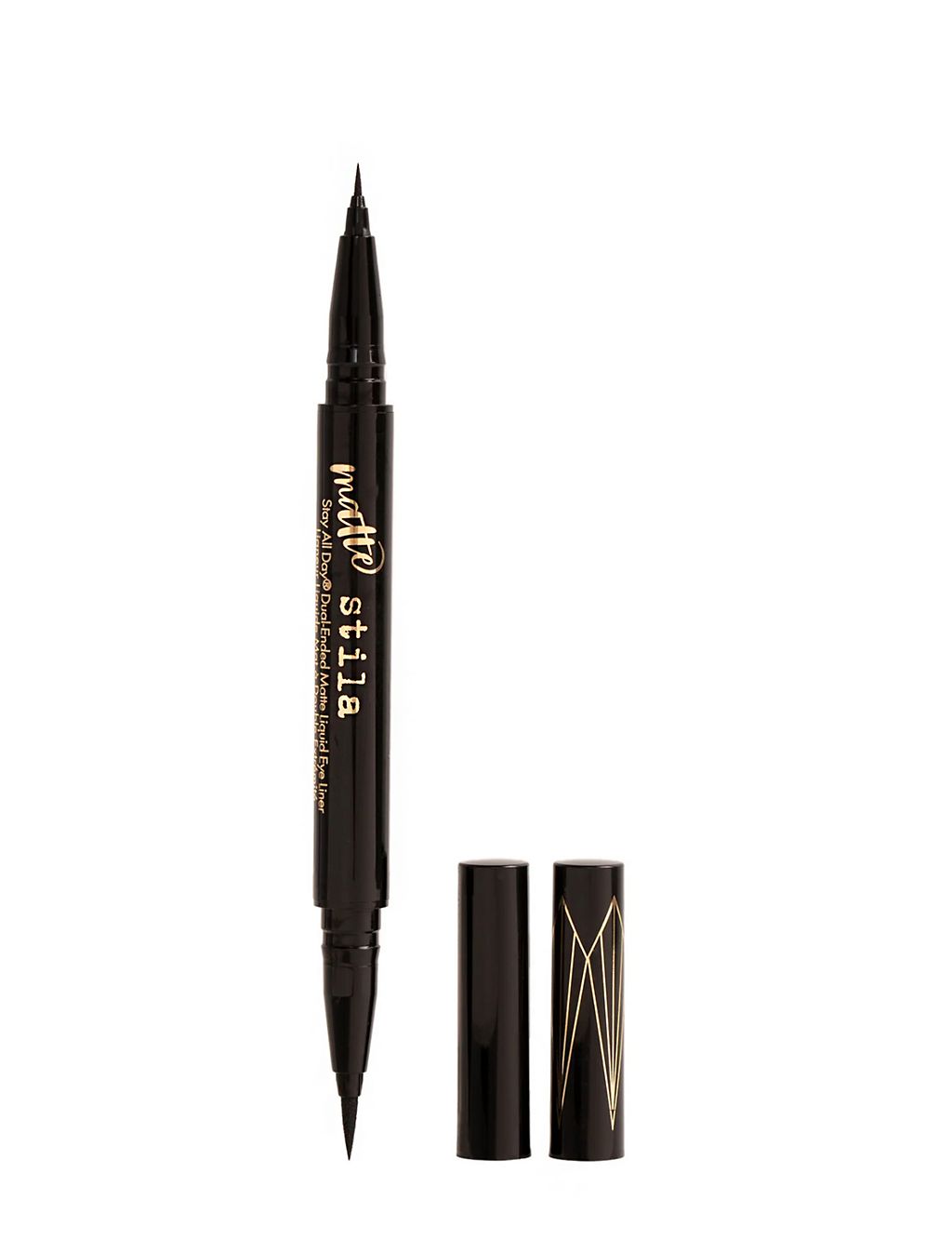 Stay All Day® Dual-Ended Matte Liquid Eye Liner - Intense Black 1ml GOODS M&S   