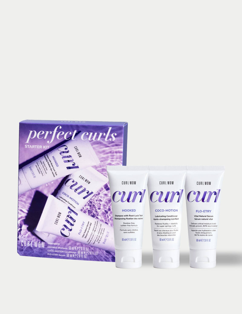 Curl Wow Perfect Curls Starter Kit for curly hair - British product
