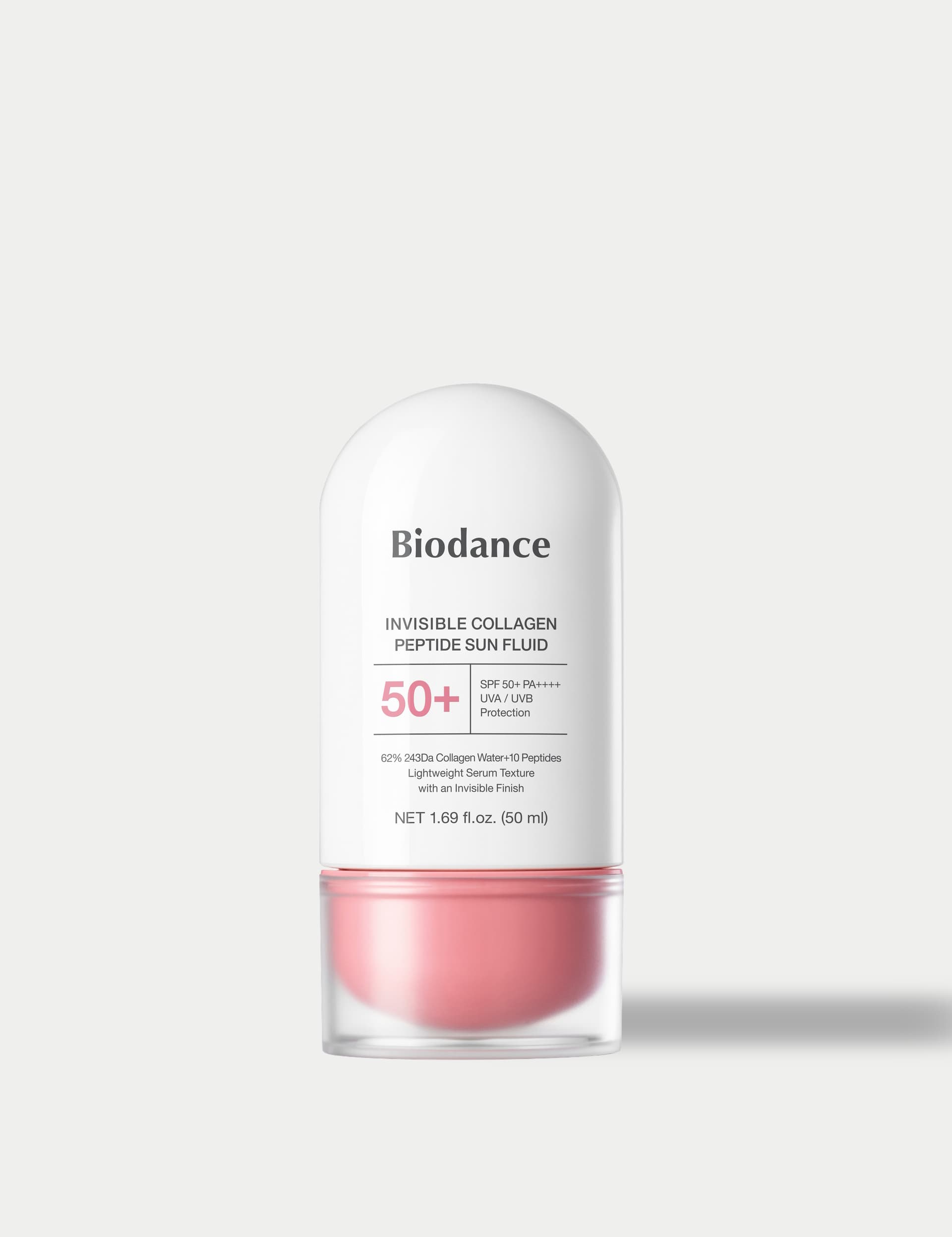 Invisible Collagen Peptide Sun Fluid 50ml SPF50+ sunscreen, UK version