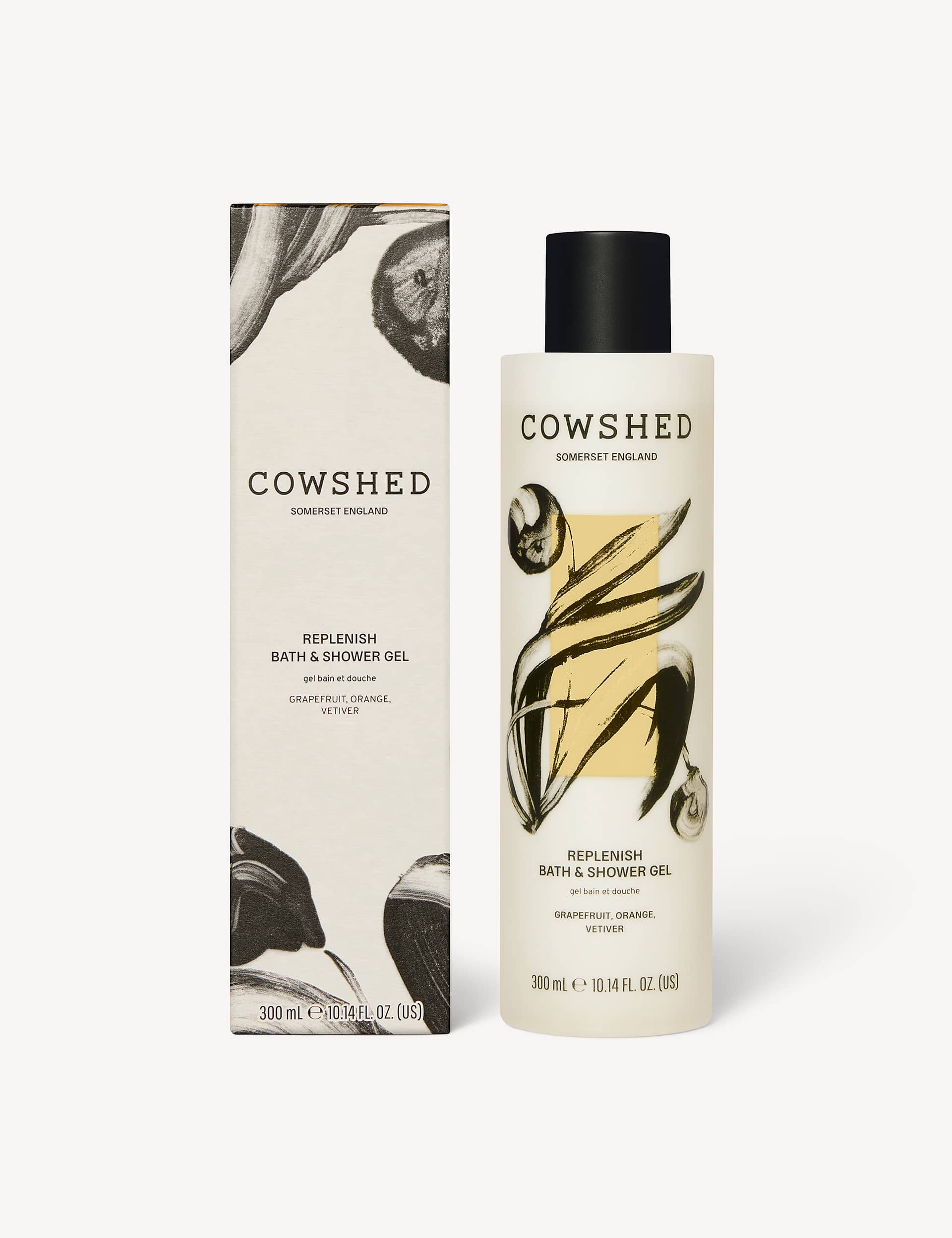 Replenish bath and shower gel 300ml, imported from the UK