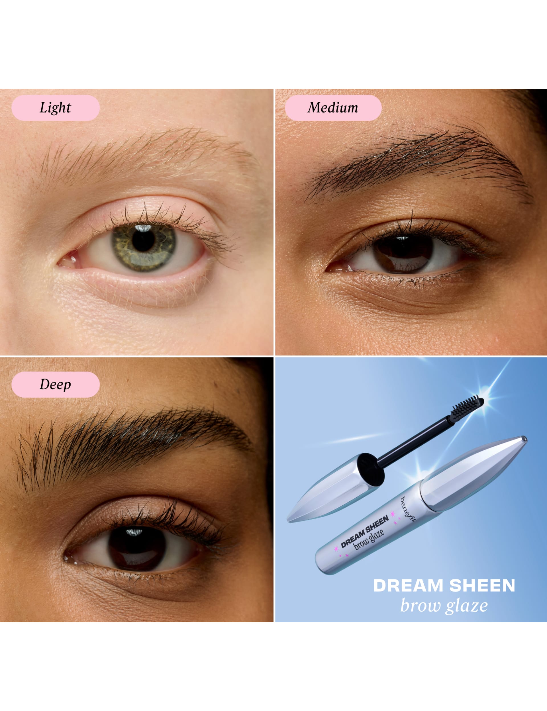 Benefit Dream Sheen Light Brow Glaze 5ml, imported from the UK