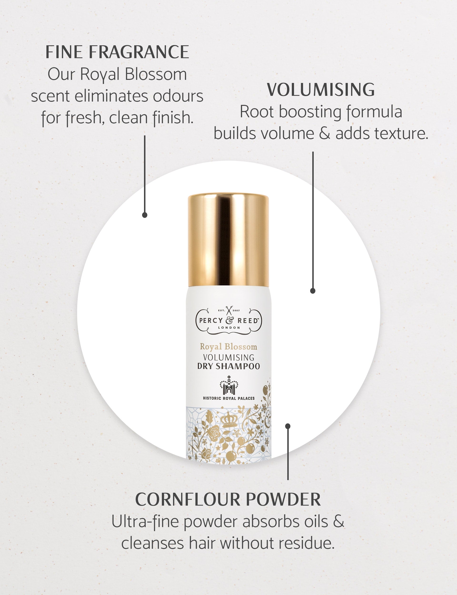 Royal Blossom Volumising Dry Shampoo 50ml