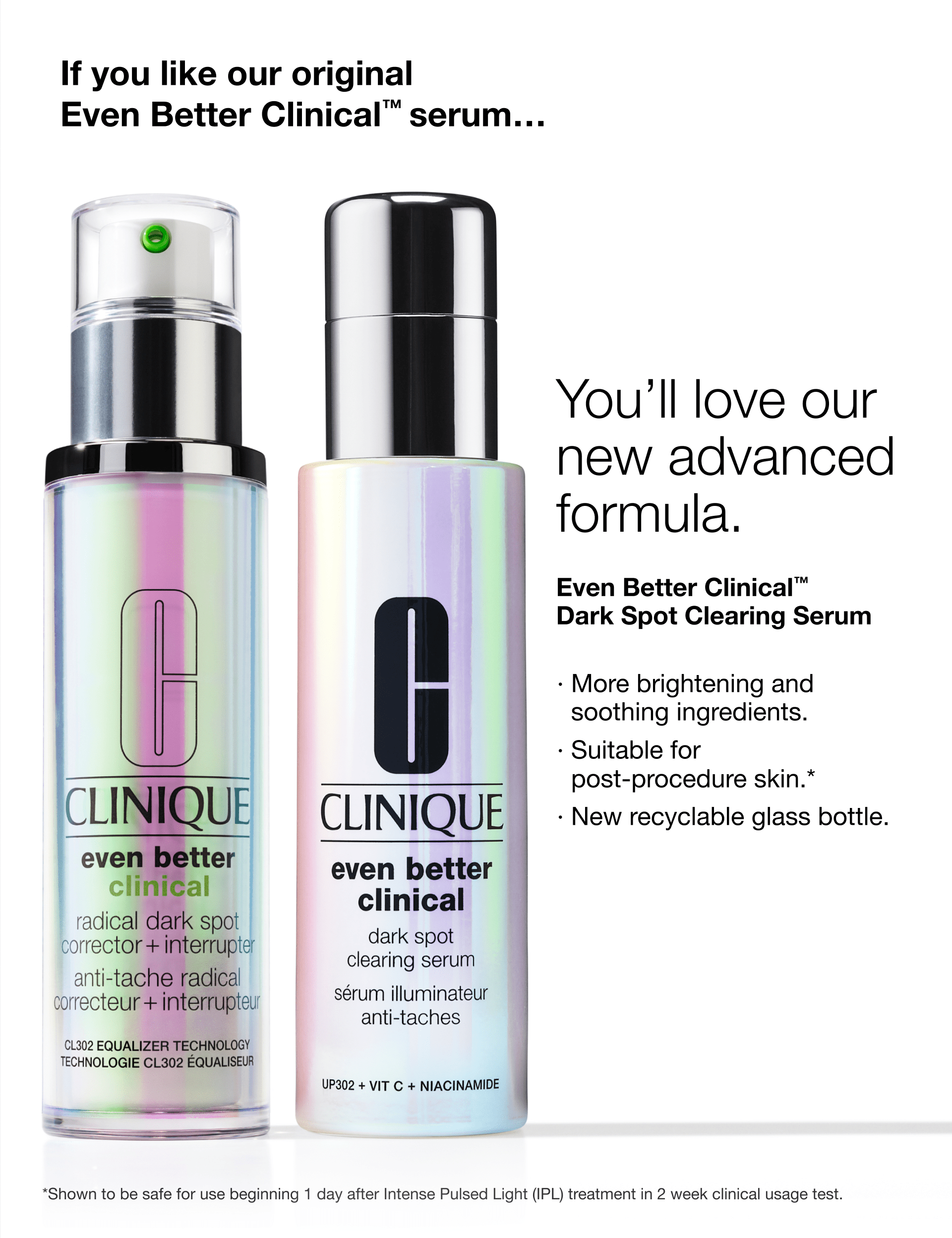 Clinique Even Better Clinical dark spot serum 50ml, imported from the UK