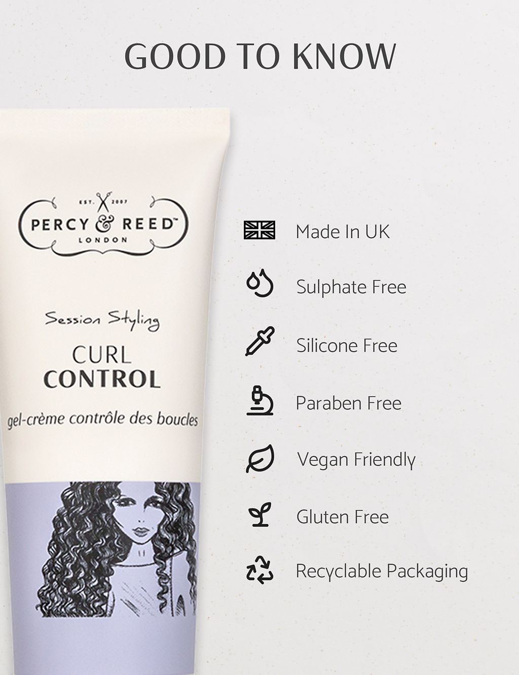 Session Styling Curl Control 150ml GOODS M&S   