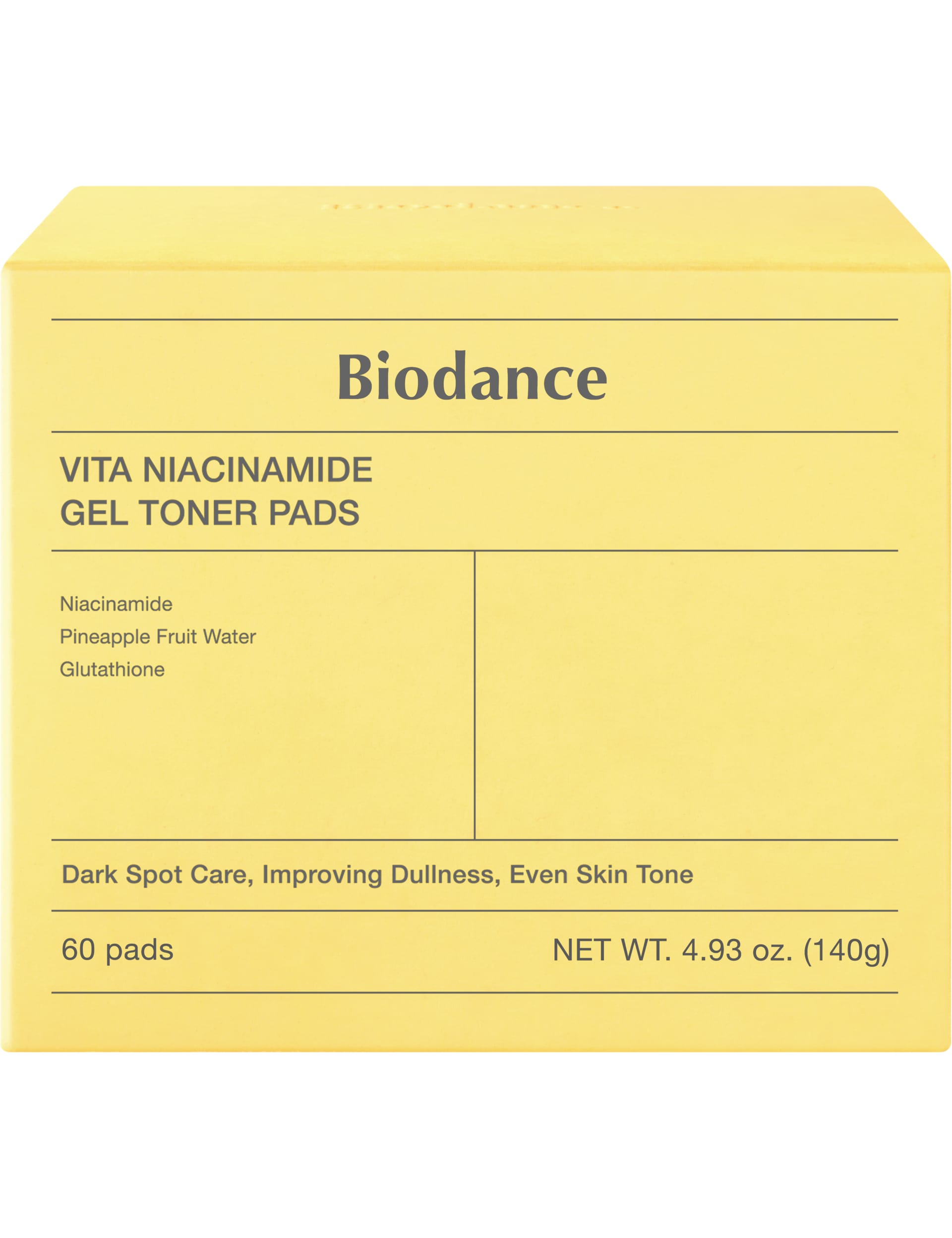 Vita Niacinamide Gel Toner Pads 60 Pads 140g - British product