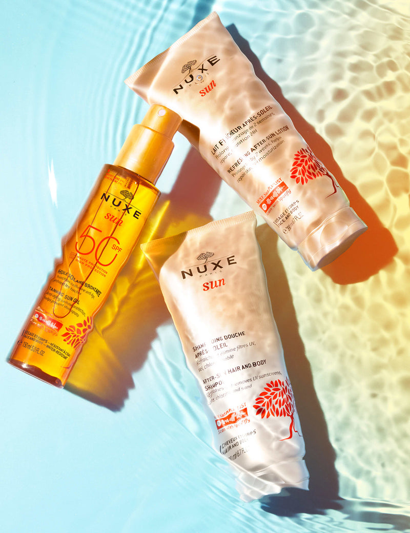Nuxe tanning sun oil SPF50 150ml (British brand)