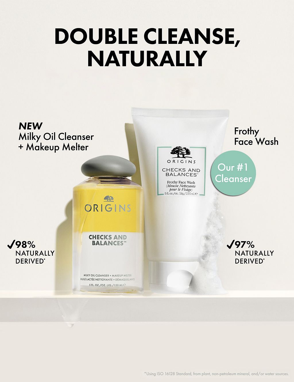 Checks And Balances™ Milk to Oil Cleanser + Makeup Melter 150ml GOODS M&S   