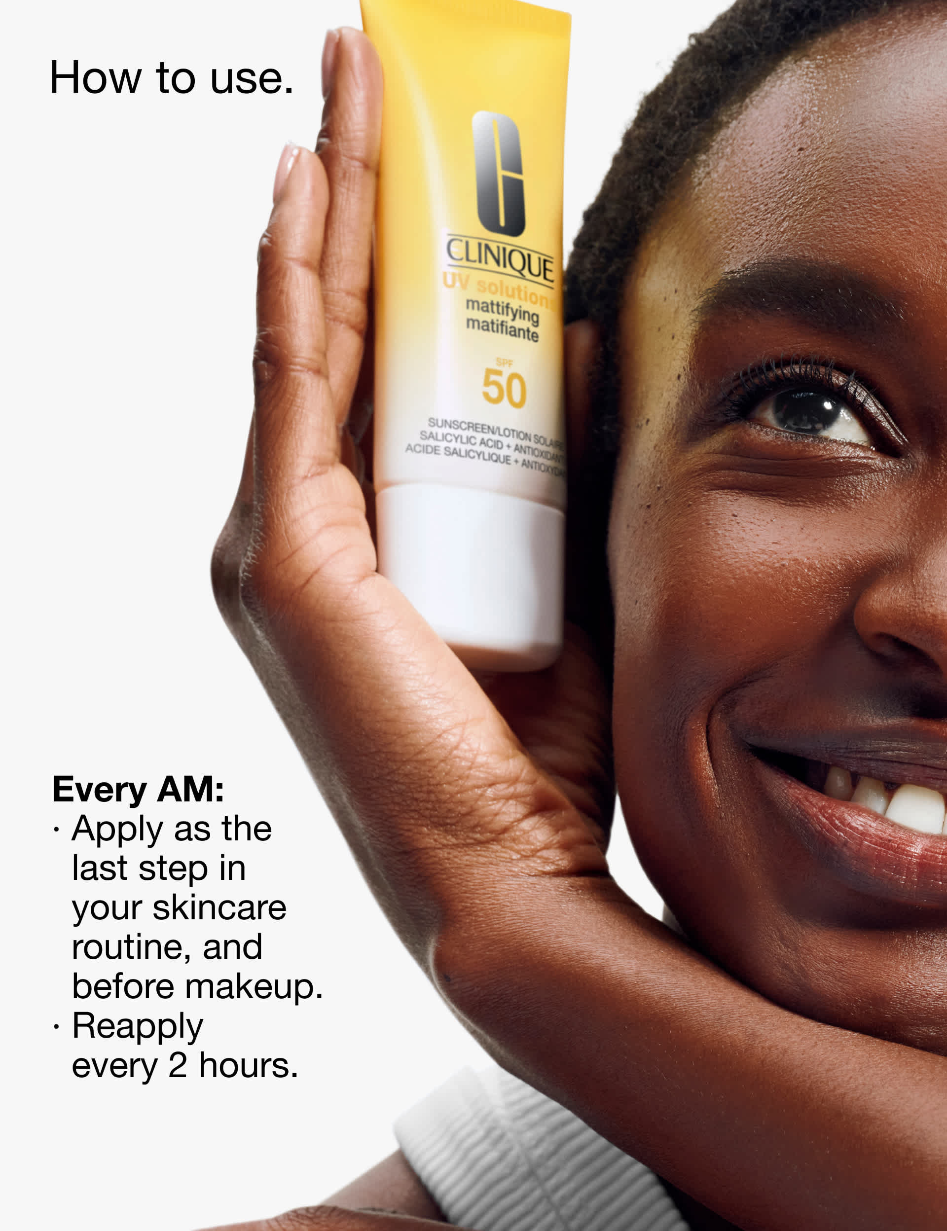 UV Solutions sunscreen mattifying SPF 50 40ml, UK version