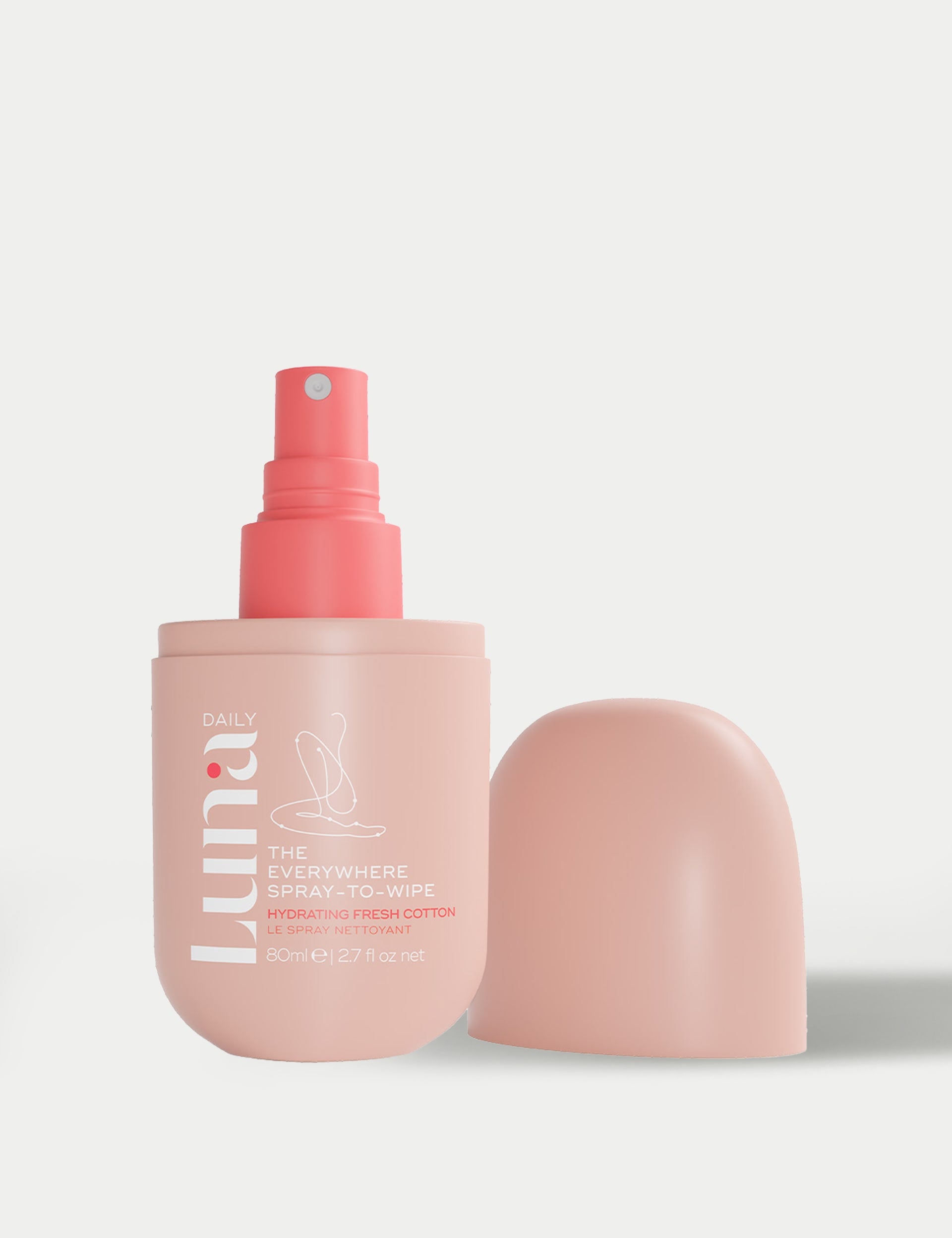 Luna Daily Everywhere Spray-to-Wipe Hydrating 80ml (British brand)