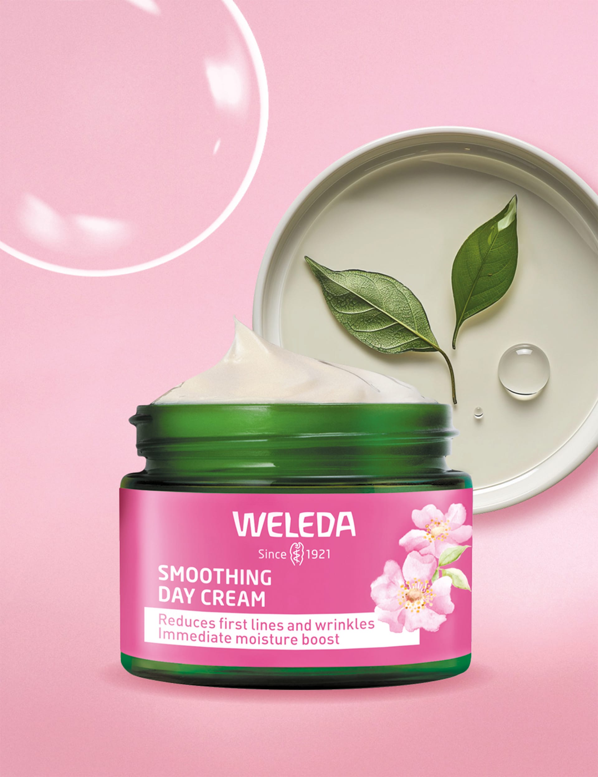 Weleda Wild Rose & White Tea Smoothing Day Cream 40ml (British brand)