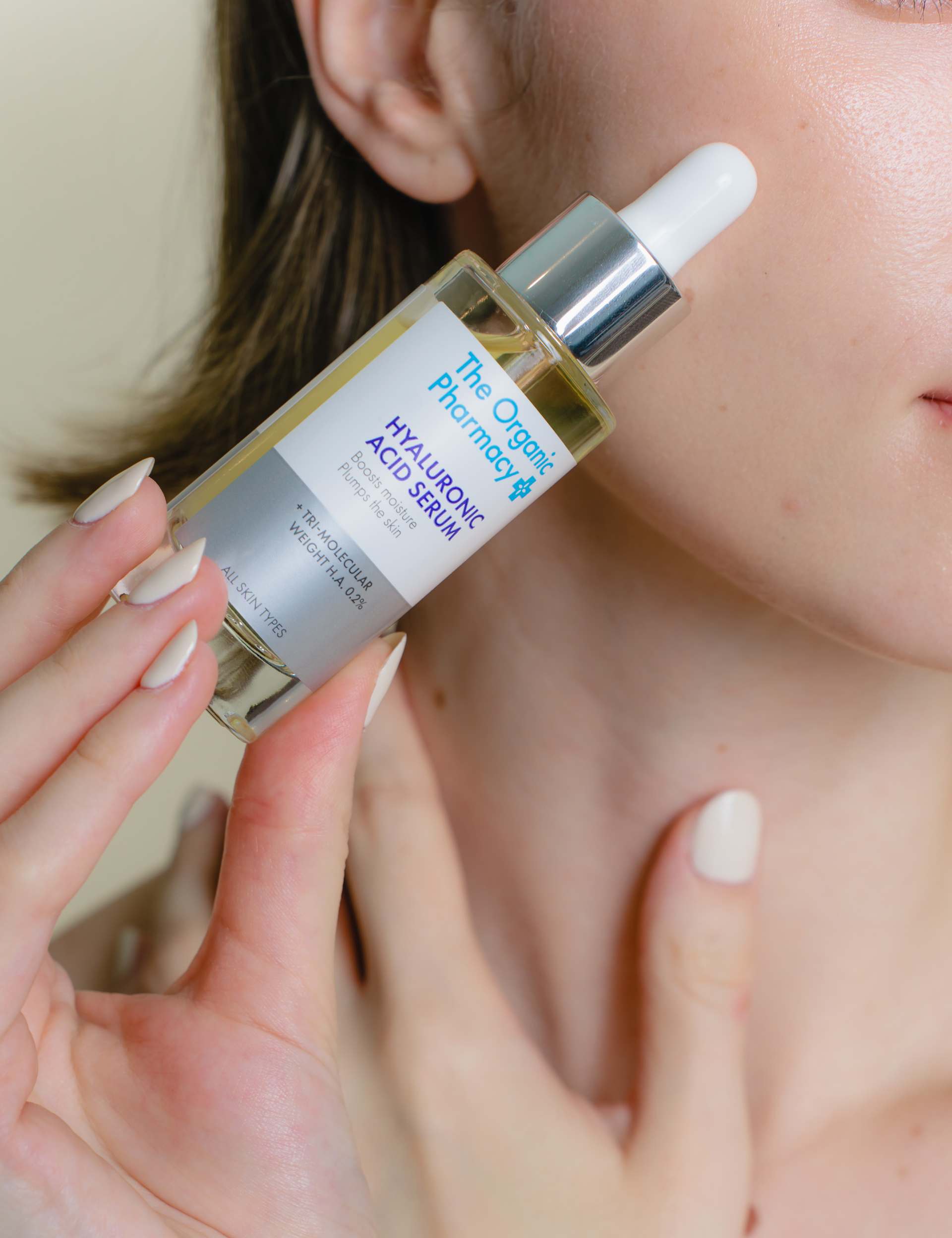 The Organic Pharmacy Hyaluronic Acid Serum 30ml, imported from the UK