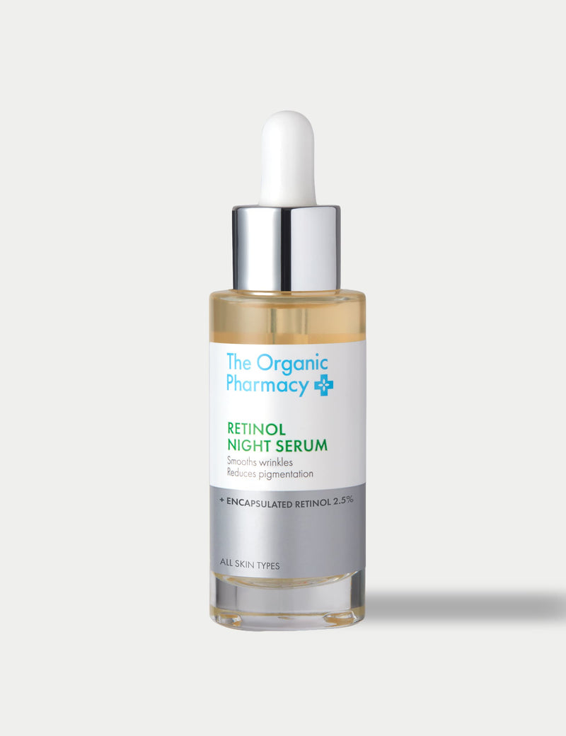 The Organic Pharmacy retinol night serum 30ml, imported from the UK