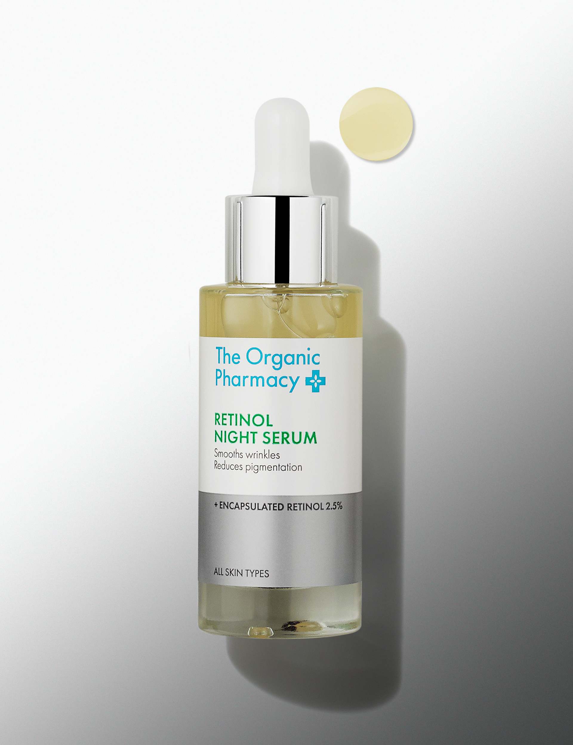 The Organic Pharmacy retinol night serum 30ml, imported from the UK