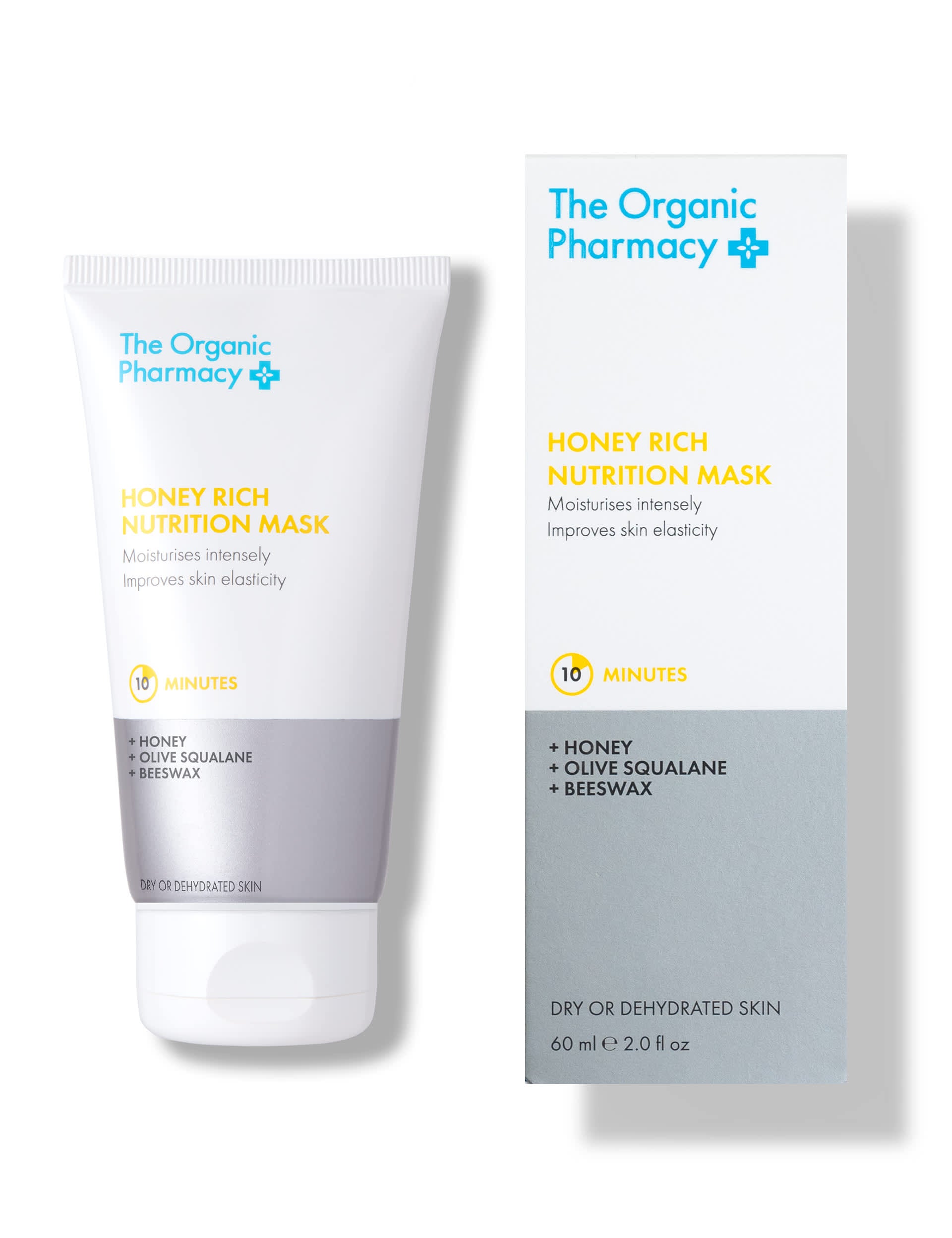 The Organic Pharmacy Honey Rich Nutrition Mask 60ml, imported from the UK