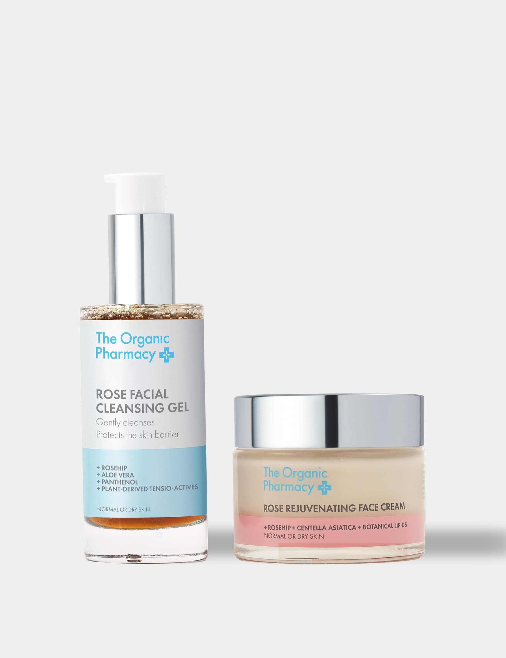 The Organic Pharmacy Rose Ritual Kit 100ml skincare set, UK version