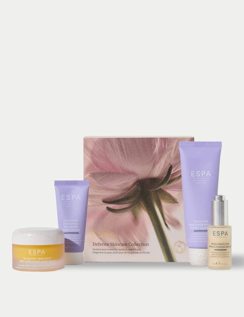 Defence Skincare Collection gift set Tri-Active Technology peony - British product