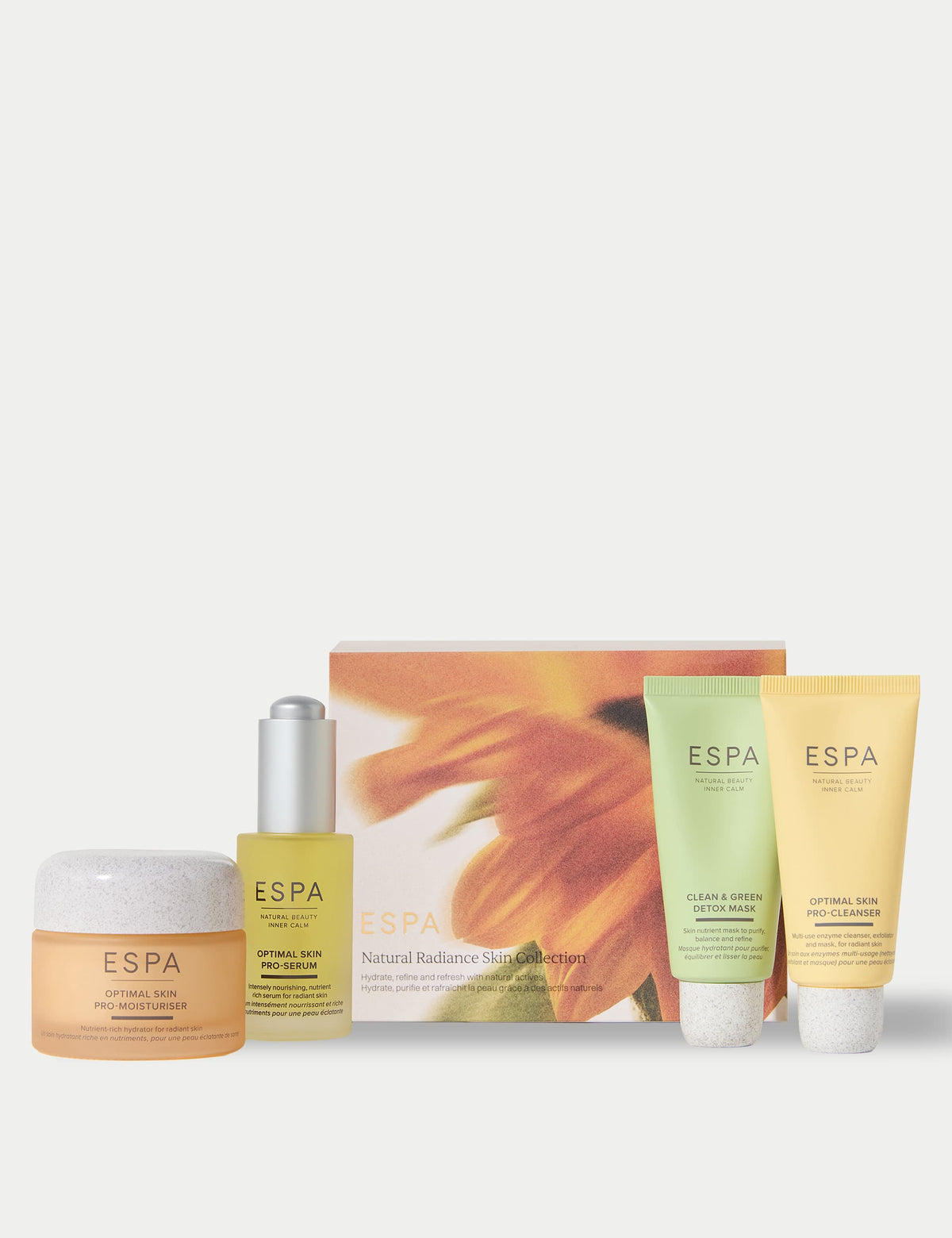 Natural Radiance Skin Collection skincare set - British product