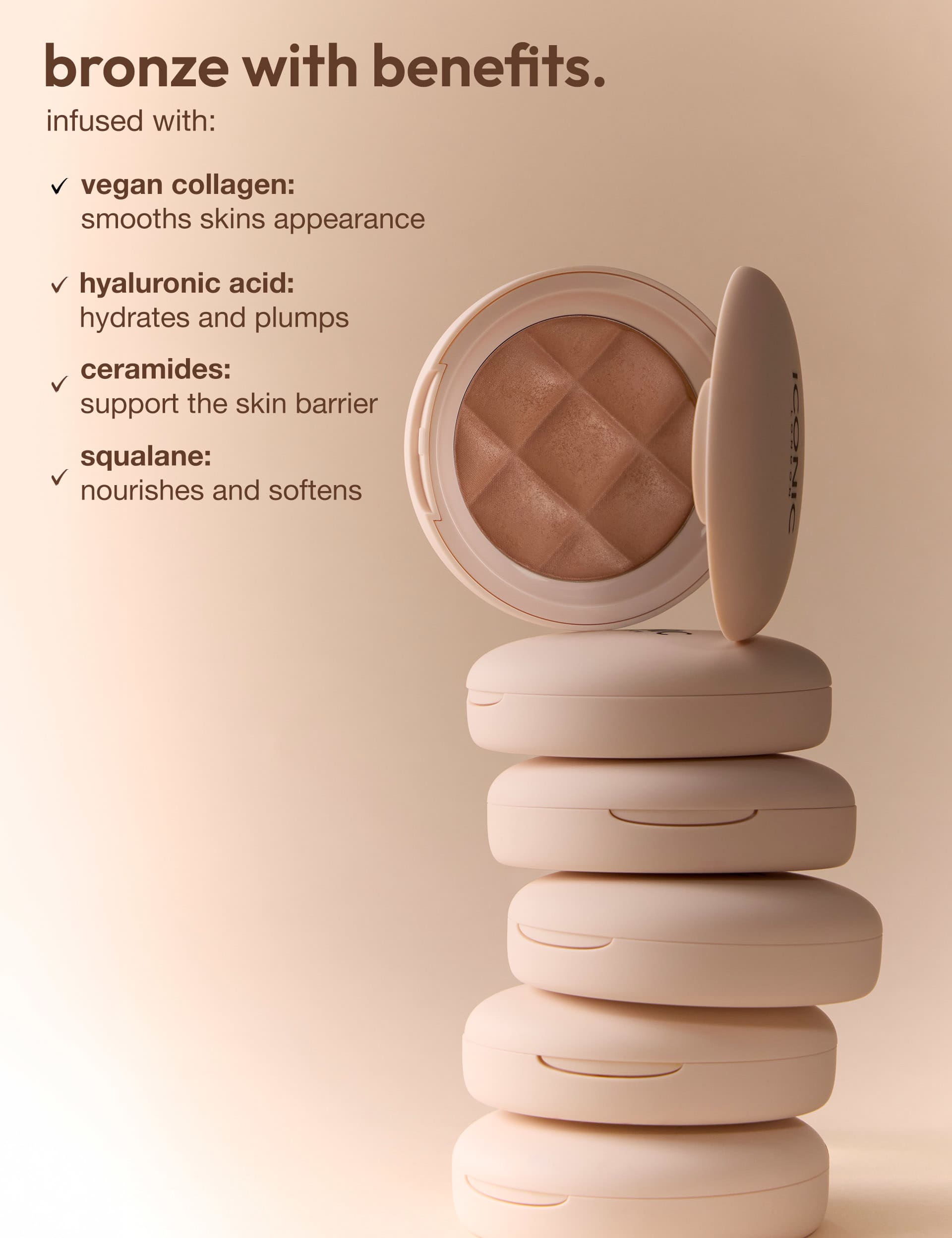 ICONIC London Soft Touch Bronzer Toasty 9g (British brand)