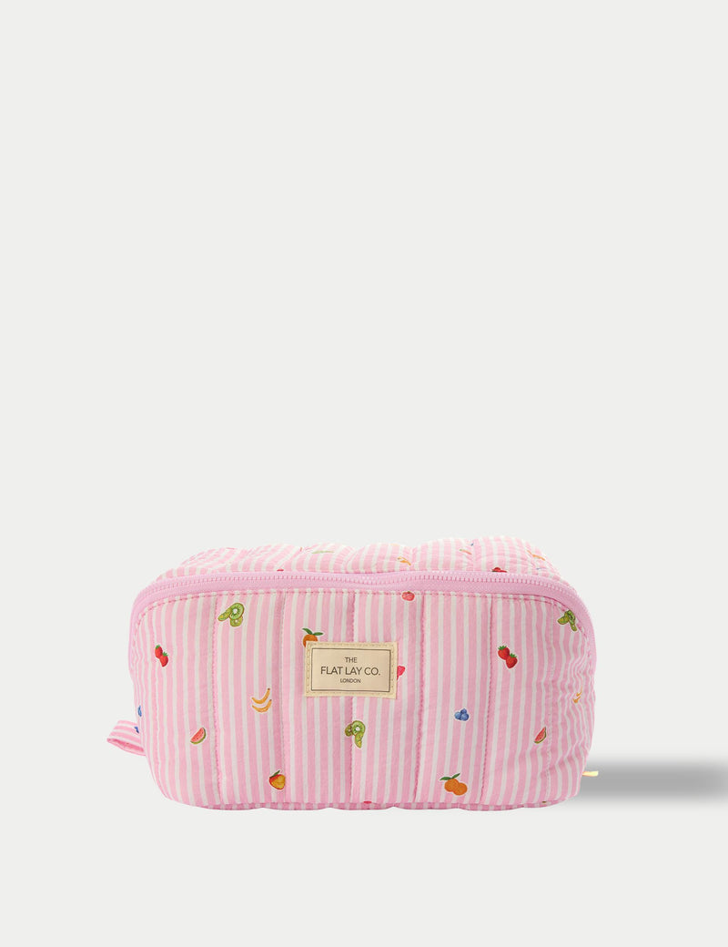 The Flat Lay Co. Marshmallow Box Bag makeup organiser, imported from the UK