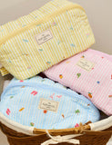 The Flat Lay Co. Marshmallow Makeup Box Bag