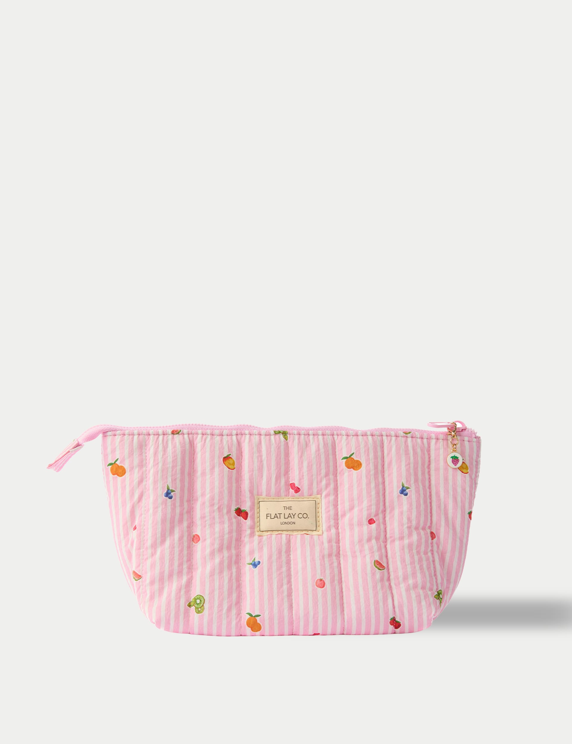 Flat Lay Co padded essential makeup pouch 29cm, imported from the UK