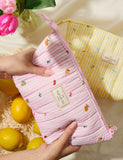 Flat Lay Co padded essential makeup pouch 29cm, imported from the UK