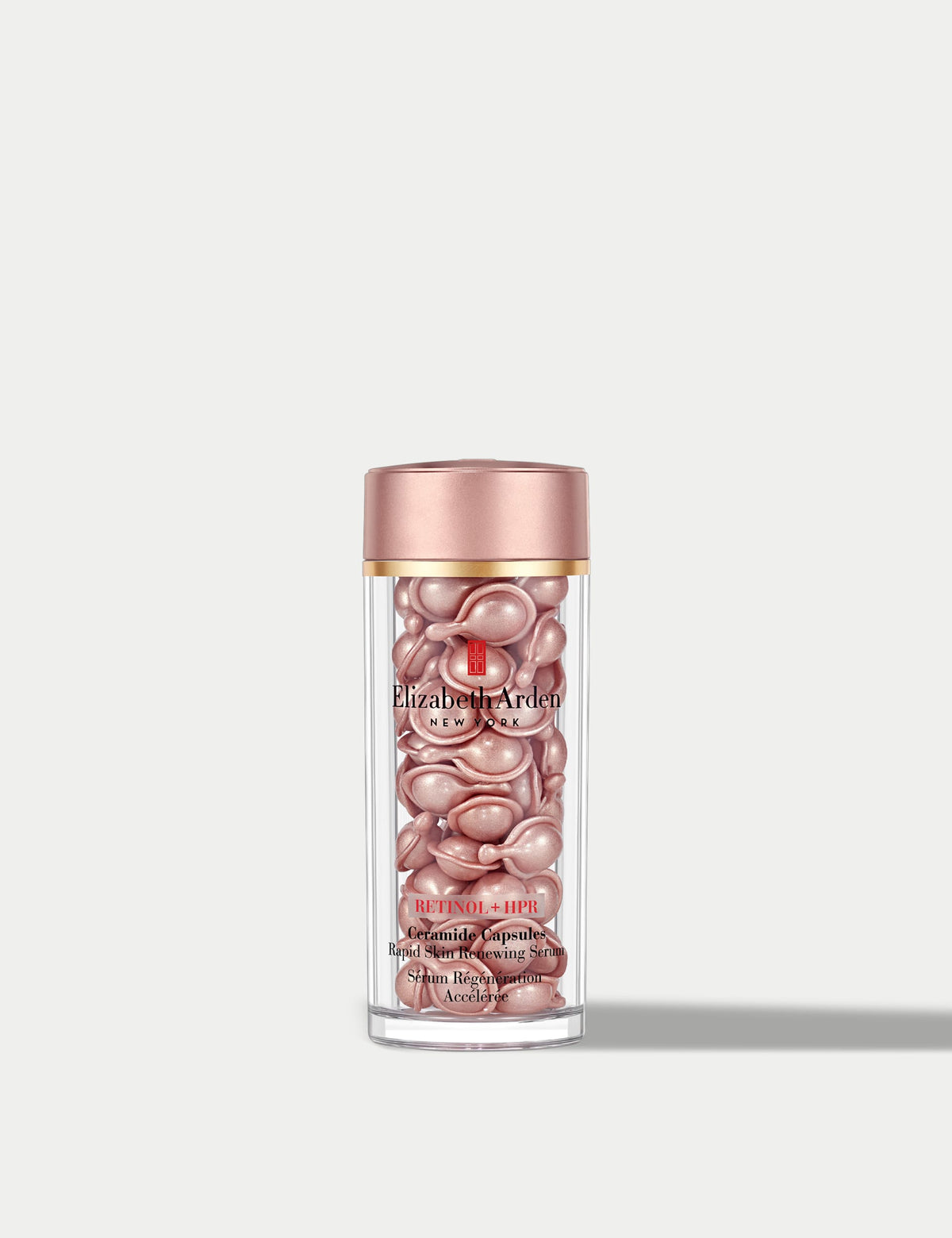 Elizabeth Arden retinol and HPR ceramide capsules rapid skin renewing serum 60-piece, imported from the UK