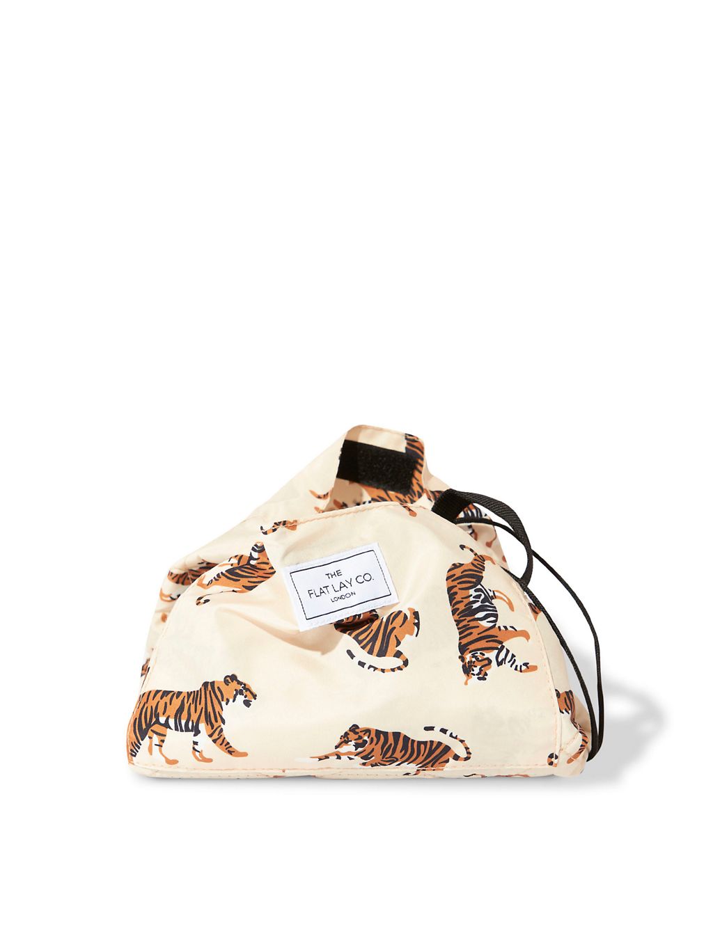 Open Flat Makeup Bag In Neutral Tigers GOODS M&S   