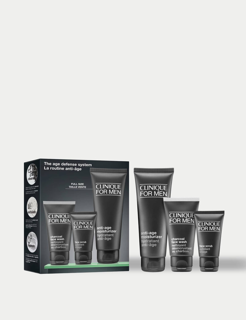 Clinique For Men Age Defense System with anti-aging moisturizer 100ml - British product